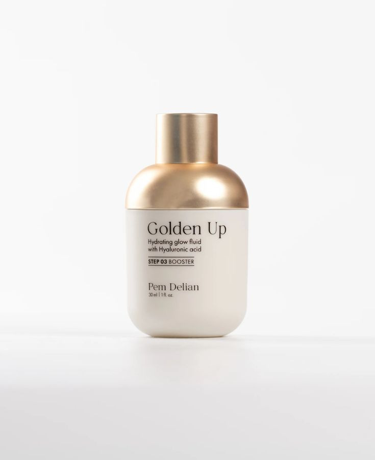 Golden Up - Hidratáló, ragyogásfokozó fluid hialuronsavval