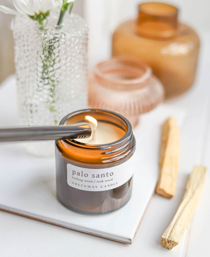 Palo Santo Greenway candle