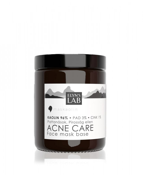 Acne Care agyagmaszk 3% PAD + 96% Kaolin + 1% Cink