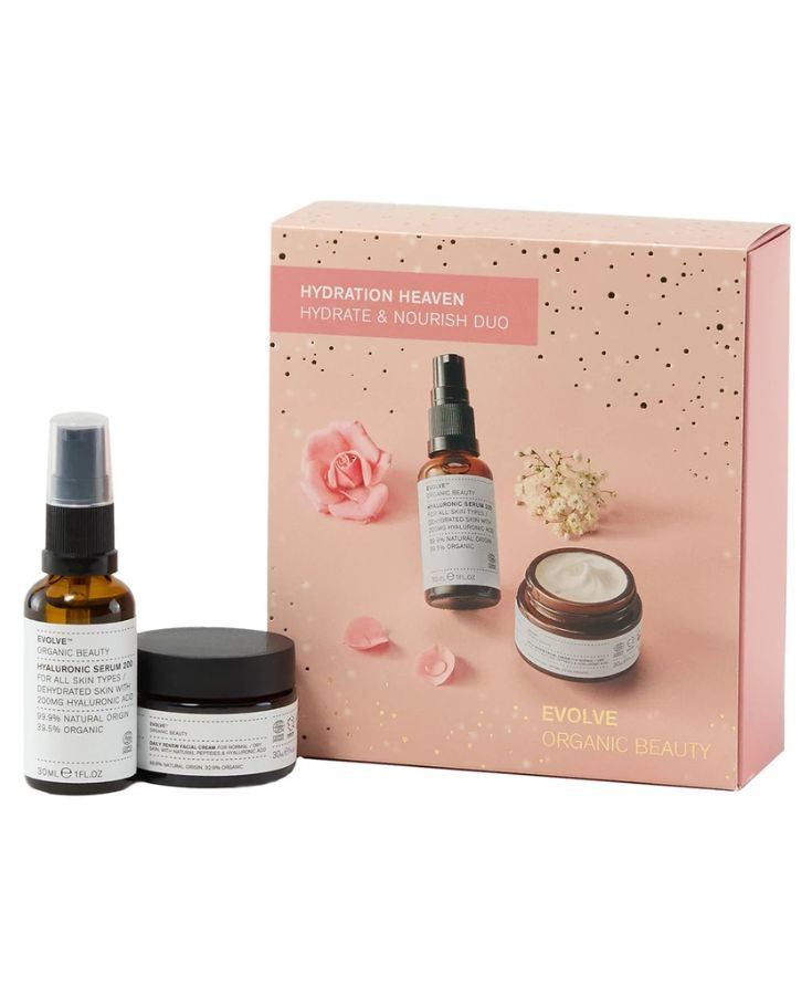 EVOLVE HYDRATION HEAVEN Arcápoló szett dehidratált/fakó és fénytelen bőrre