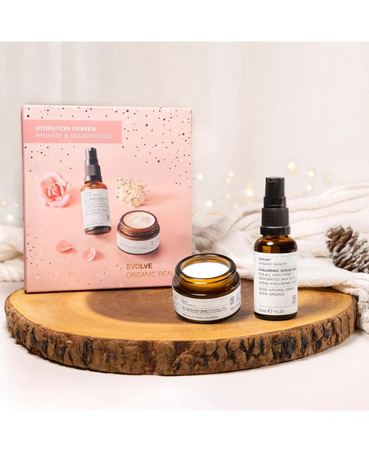 EVOLVE HYDRATION HEAVEN Arcápoló szett dehidratált/fakó és fénytelen bőrre