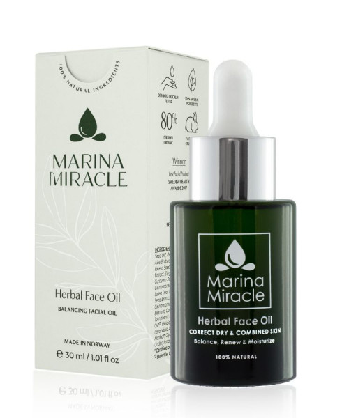 Bőrnyugtató & kiegyensúlyozó Arcolaj - Herbal Face Oil - 30 ml