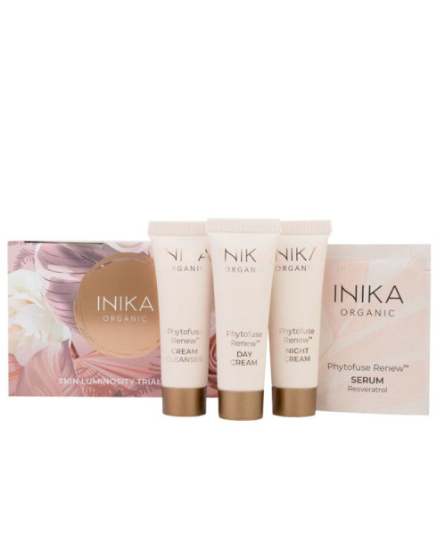 INIKA ORGANIC Skin Luminosity Trial Regime bőrápoló termékminta csomag
