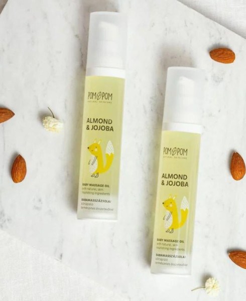 PomPom Almond & Jojoba Babamasszázsolaj