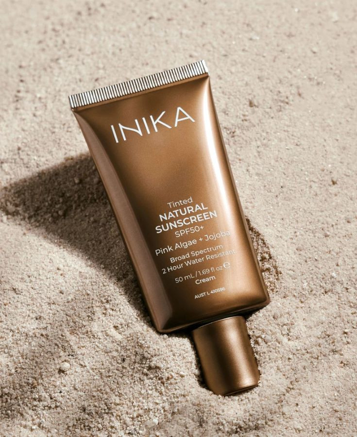 INIKA ORGANIC SPF50+ színezett fényvédő arckrém