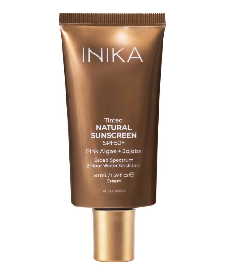 INIKA ORGANIC SPF50+ színezett fényvédő arckrém