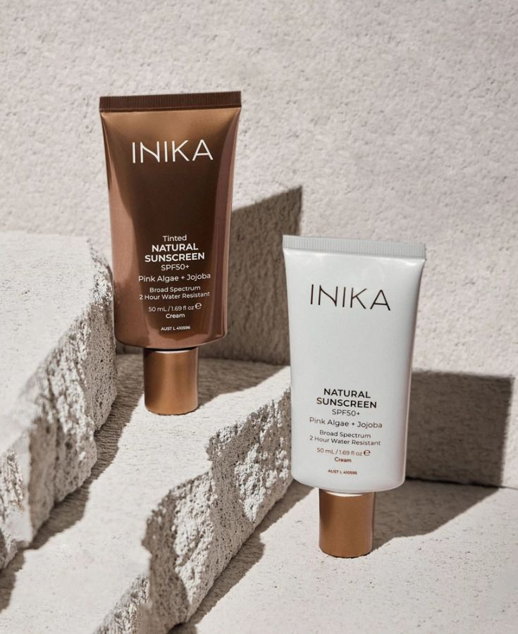 INIKA ORGANIC SPF50+ színezett fényvédő arckrém