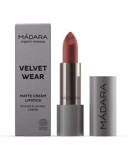 MÁDARA Velvet Wear Matt krémes ajakrúzs - Warm nude #32