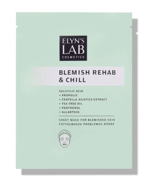 Blemish Rehab & Chill fátyolmaszk problémás bőrre