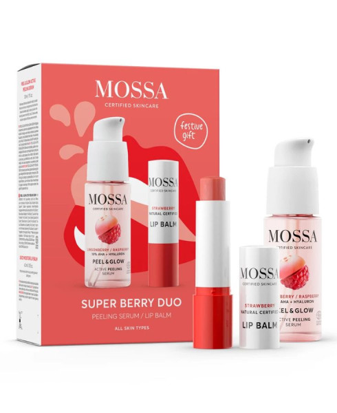 MOSSA Glow to Kiss hámlasztó és ajakápoló duó