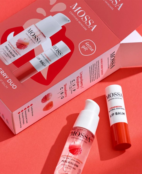 MOSSA Glow to Kiss hámlasztó és ajakápoló duó