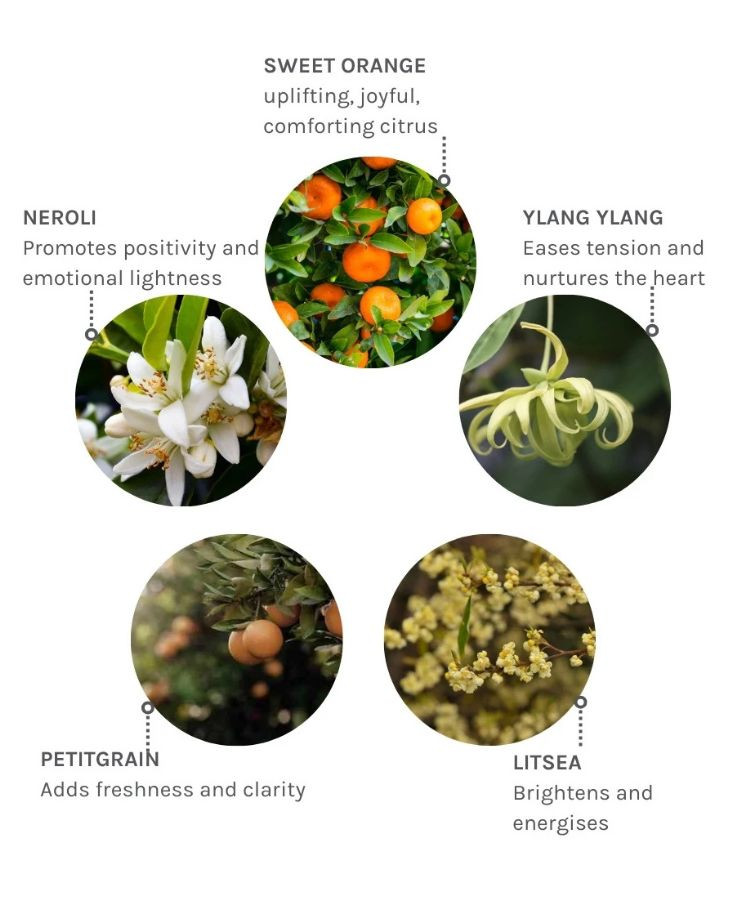 EVOLVE JOYFUL LIGHT AROMATERÁPIÁS ILLÓOLAJ KEVERÉK